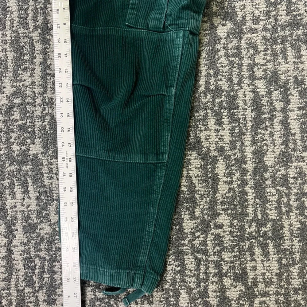 Empyre Relaxed Fit Corduroy Cargo‎ Pants Mens 28 Green Skate Streetwear Utility